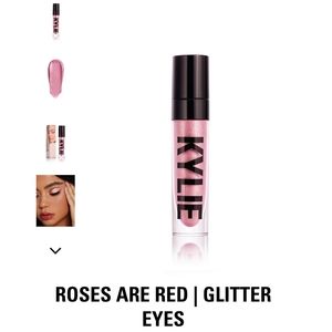 Kylie Cosmetics Roses Are Red Glitter Eyes
